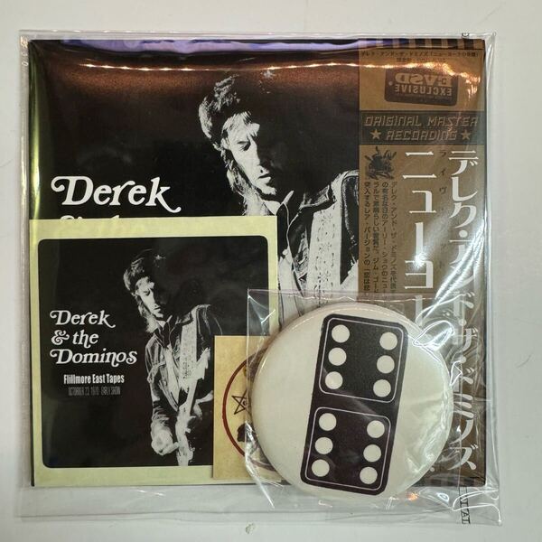 DEREK & THE DOMINOS / FILLMORE EAST EARLY SHOW「ニューヨークの奇蹟」(CD+Backstage Pass Badge Replica) 極少入荷!