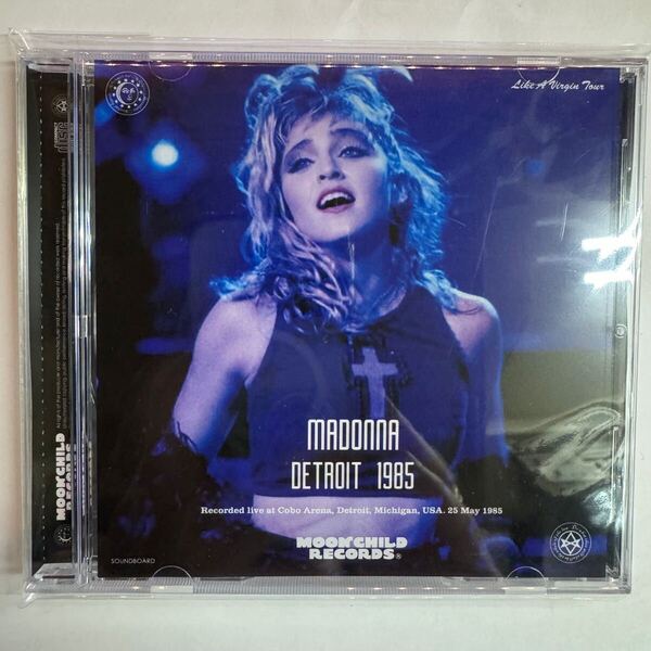MADONNA / DETROIT 1985 (CD) moonchild records地元ミシガン州での凱旋公演!パーフェクトサウンドボード収録!