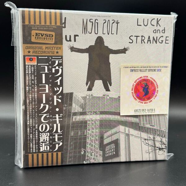 DAVID GILMOUR / MSG 2024 LUCK AND STRANGE「ニューヨークでの邂逅」(10CD BOX) 2024年NY5夜を超高音質完全収録!限定ボックスセット!