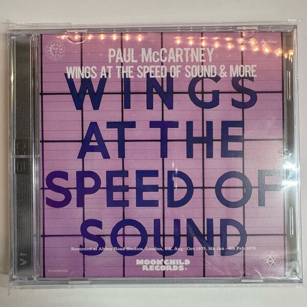 WINGS Paul McCartney / AT THE SPEED OF SOUND (2CD) Moonchild Records 1976年発表のスピード・オブ・サウンドのレア曲収録!