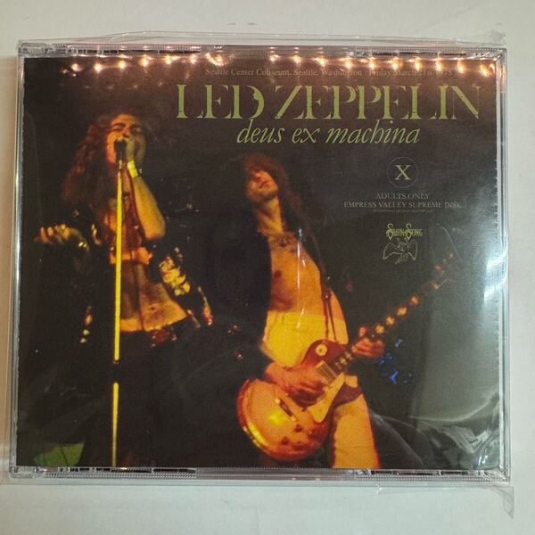Led Zeppelin / deus ex machina (4CD) まさに金字塔!あのシアトルの二日目のサウンドボード!西新宿に激震が走ったアイテム!