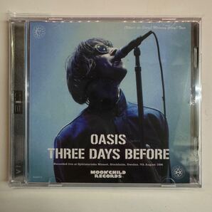 新作!OASIS / THREE DAYS BEFORE (2CD) 伝説のネブワースのひとつ前の公演のストックホルム公演をDATマスターで収録!嬉しいプレスCD!