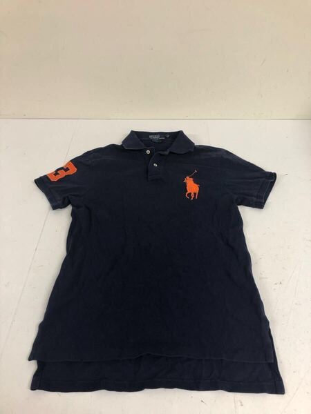 送料無料★Polo by Ralph Lauren ポロ ラルフローレン★半袖Tシャツ ポロシャツ★メンズ Sサイズ★ネイビー#70523sj110