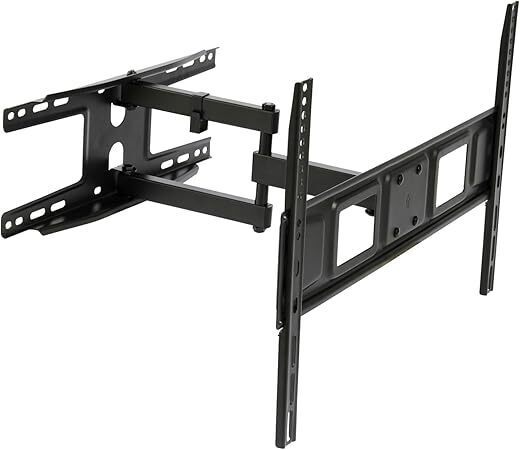 エレコム 壁掛けテレビ金具 フルモーション式 37~70インチ対応 【上下・左右・回転】 耐荷重35kg ケーブルホルダー付き ブラック 0524
