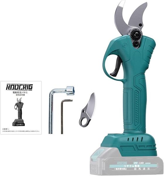 充電式剪定ばさみ 電動剪定バサミ ハサミ ブラシレスモーター 切断径30mm Makita 互換バッテリー マキタ ハイパワー 18V バッテリー 0527