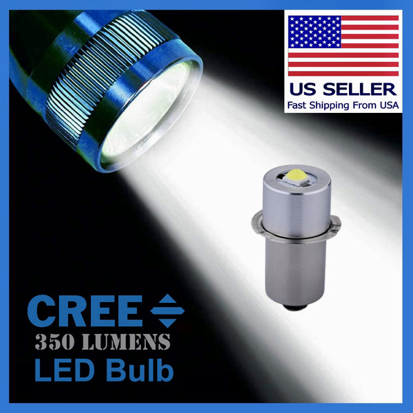 ☆ MAGLITE U.S.A. 旧マグライト【2セット】 LED電球 (乾電池3本~6本用)ハイパワーチップ内蔵 3-cell D/C〜6-cell D/C