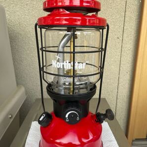 (未使用)コールマン ランタン ノーススター カスタマイズ RED