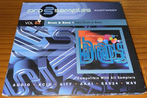 ★pro samples VOL03 Drum & Bass 1 CD-ROM★