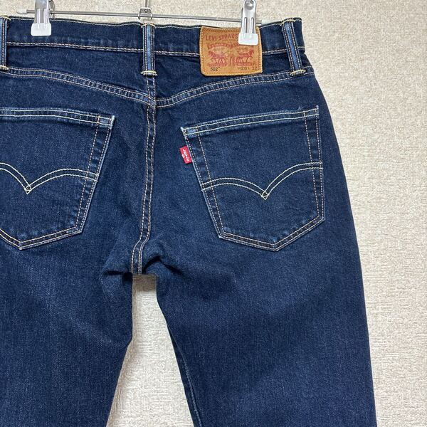 【濃紺】 levi's リーバイス 502 刻印3496 29507-0062 レギュラーテーパード コーンデニム W28L32 メンズSサイズ相当 ストレッチ