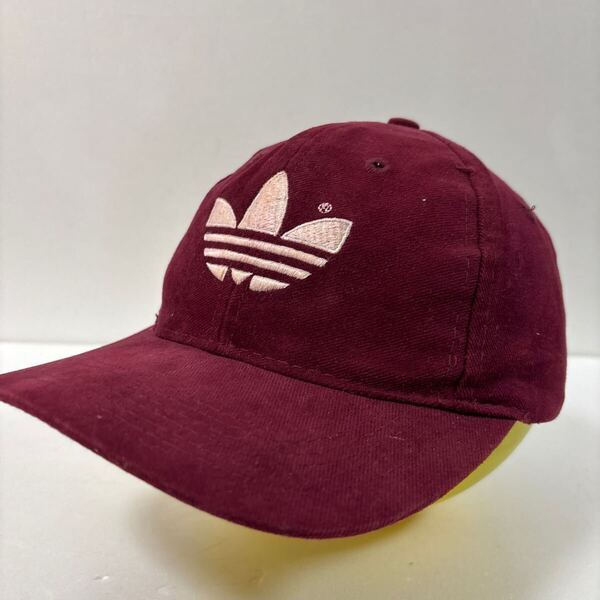 90s OLD ADIDAS アディダス ビンテージ キャップ 頭周 56〜58㎝前後