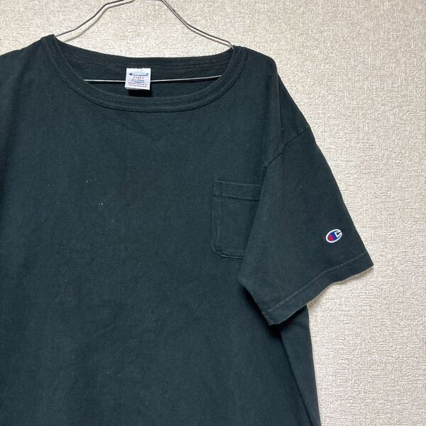 【絶妙なフェード感】 USA製 champion チャンピオン T1011 HEAVY WEIGHT JERSEY 肉厚半袖tシャツ XLサイズ