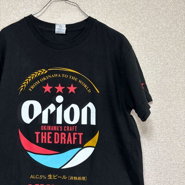 オリオンビールTシャツ BIGロゴ(OKINAWA) /公認 グッズ 沖縄 Tシャツ メンズMサイズ