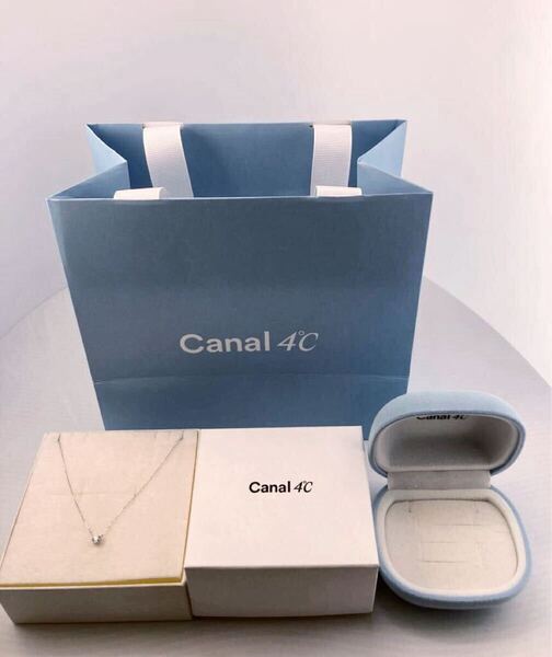 新品 canal4℃ ネックレス k10 ダイヤモンド ゴールド プレゼント ギフト 贈答用 カナルヨンドシー