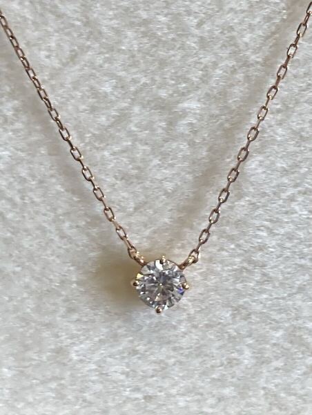 新品 canal4℃ ネックレス k10 ダイヤモンド 1粒ダイヤモンド ゴールド プレゼント ギフト カナルヨンドシー