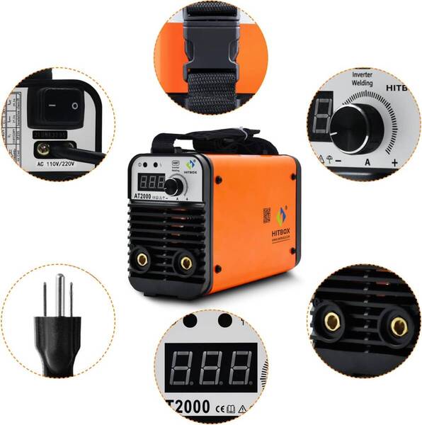 人気 溶接機 200A 100V/200V兼用、移動簡単、使いやすい、AT200