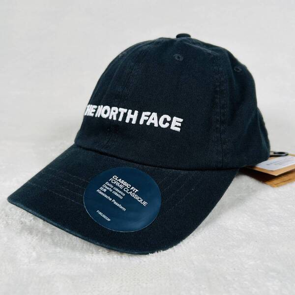 新品未使用 THE NORTH FACE ザノースフェイス HORIZONTAL EMBRO BALLCAP ホリゾンタル エンブロ キャップ ロゴ CAP 帽子 ブラック タグ付き