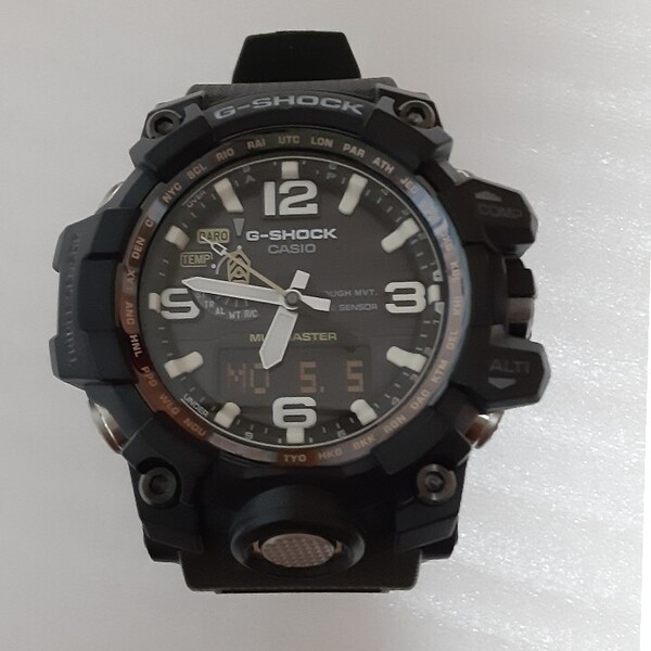 可動品 CASIO カシオ G-SHOCK ジーショック GWG-1000-1A3JF マッドマスター 腕時計 ソーラー電波 アナデジ