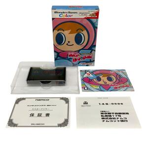 美品 ワンダースワン ミスタードリラー 箱説 ハガキ 保証書付き Mr DRILLER WonderSwan namco