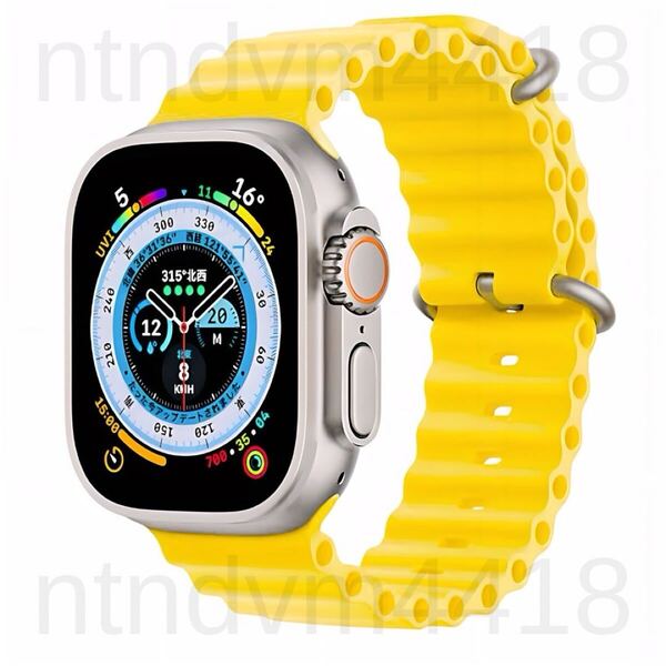 新品 Apple Watch Ultra 代替品 スマートウォッチ 大画面 2.09インチ ultra 2 通話 スポーツ 血中酸素 心拍数 睡眠 健康管理 Android 対応