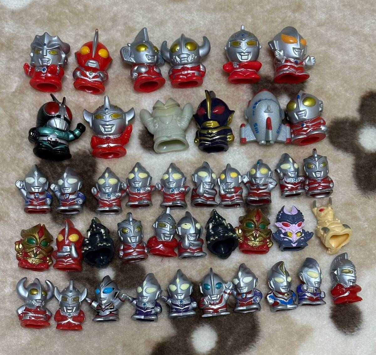 ウルトラマン 指人形 ソフビ - メルカリ
