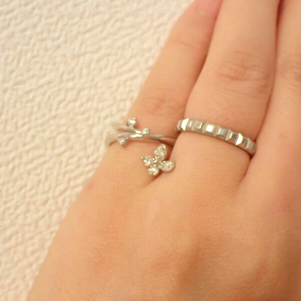 小寺智子 春が動き出す ダイヤモンド リング Pt900 0.33ct