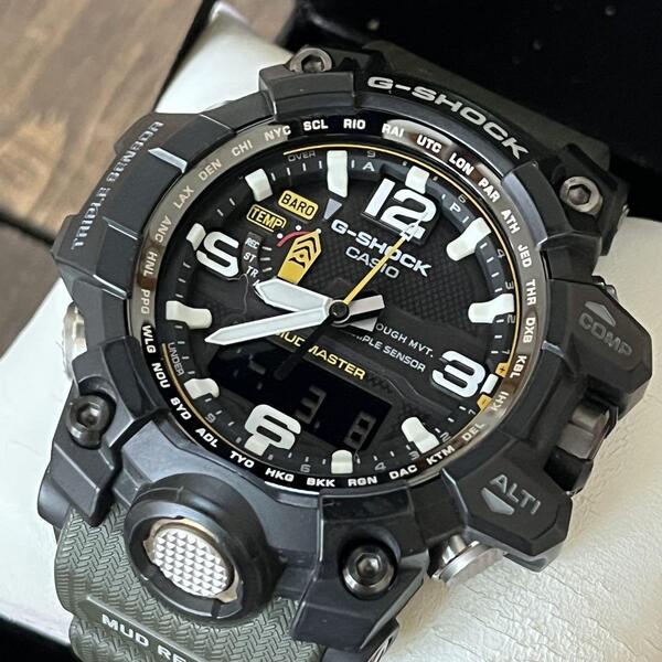【美品】CASIO G-SHOCK GWG-1000-1A3JF マッドマスター