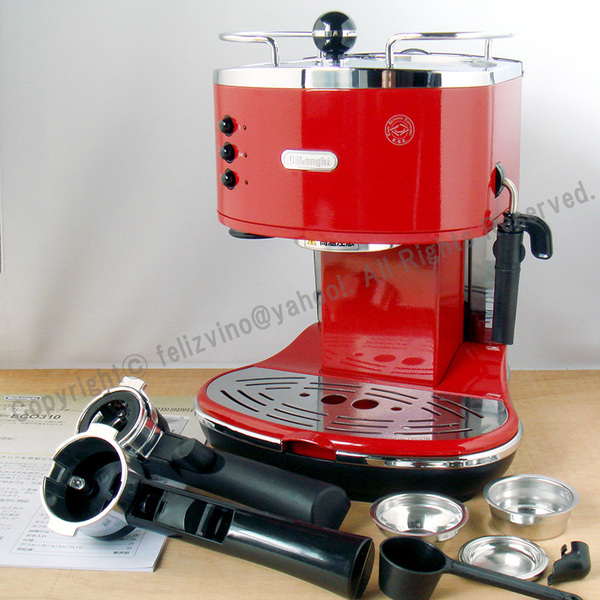 美品 デロンギ エスプレッソ・カプチーノメーカー ECO310R アイコナレッド