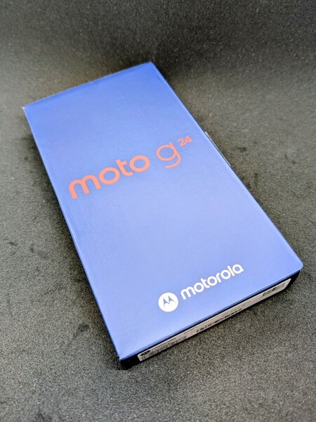 ☆★未使用★☆ moto g24 マットチャコール モトローラ Motorola 国内版SIMフリー DSDV対応