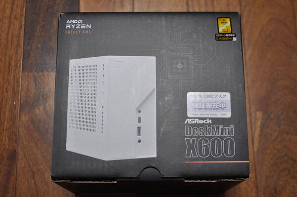 未使用 未開封 新品 ASRock DeskMini X600 X600/W/BB/BOX/JP AM5 対応 ベアボーン 最新モデル ホワイト