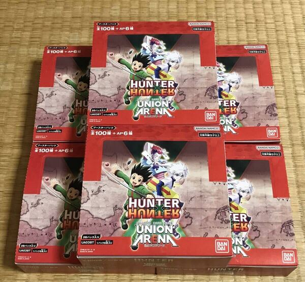 ユニオンアリーナ HUNTER×HUNTER ハンターハンター ブースターパック 6BOX 新品未開封