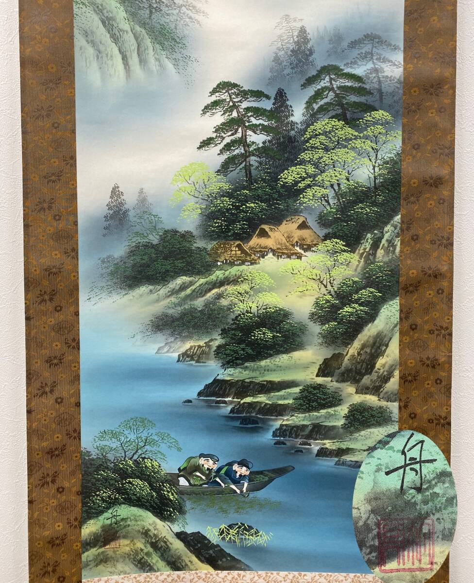 楽天市場】掛け軸 掛軸（かけじく）雪景金閣寺 （出口 華凰