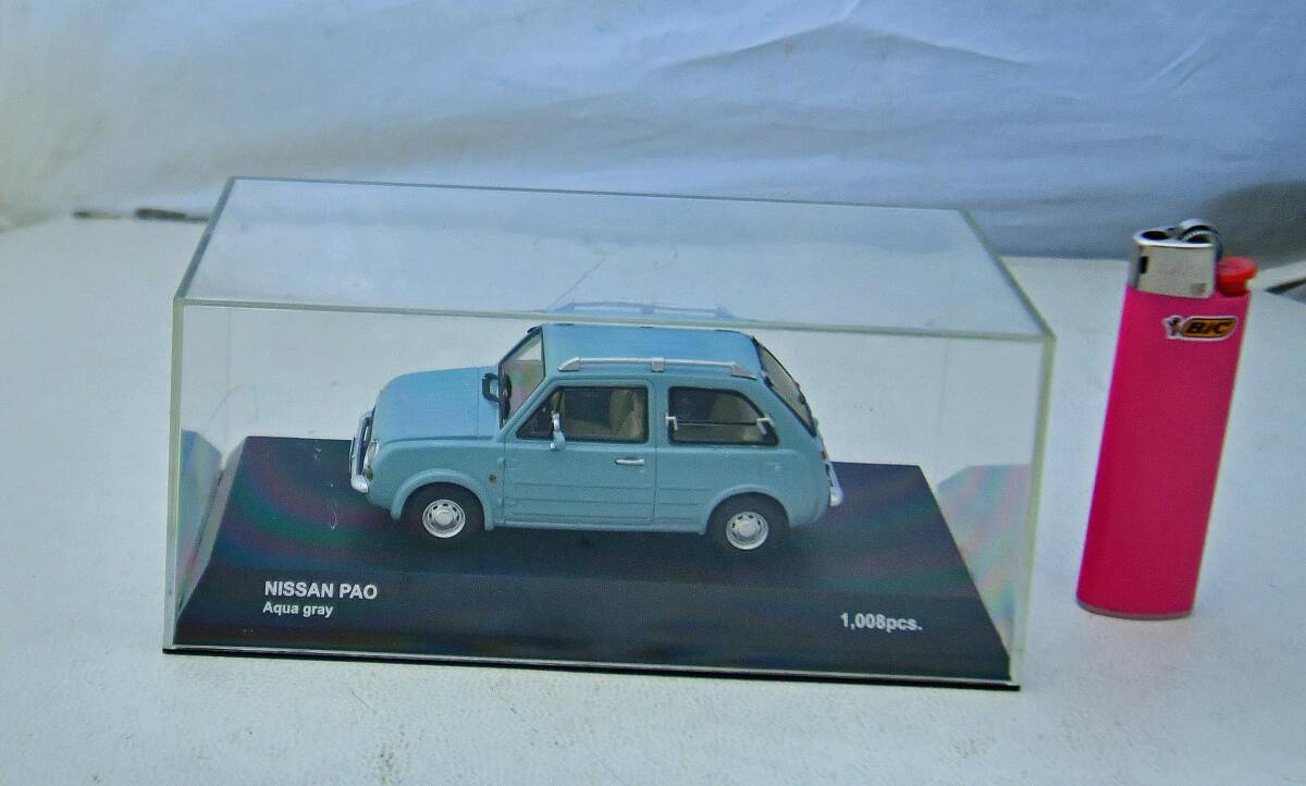 Amazon | 京商 日産 パオ 1/43 ミニカー オレンジ パイクカー