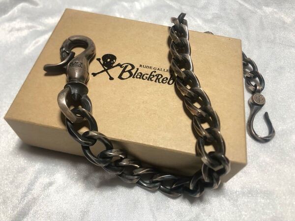 ルードギャラリー ブラックレベル シルバー ウォレットチェーン アージェントグリーム ケルト&コブラ ロストコントロール スカル