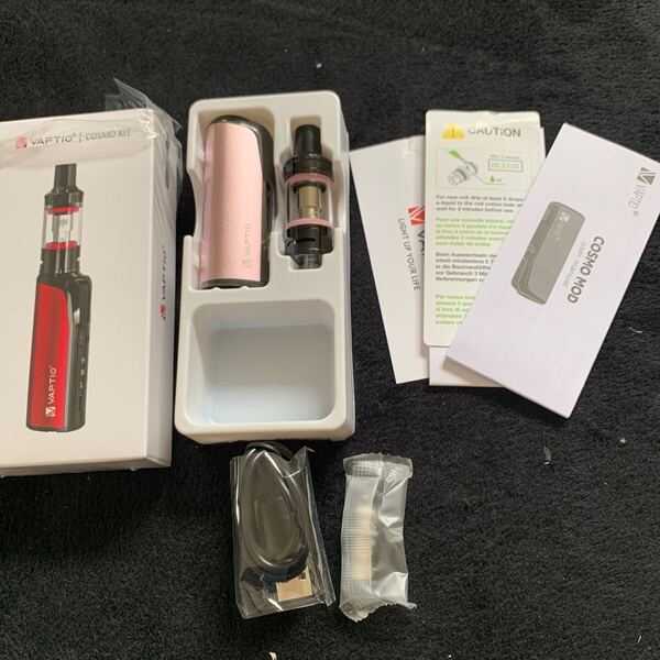 705t1507☆ VAPTIO Cosmo 30W 電子タバコ ベイプ スターターキット 電子タバコキット 1500mAh バッテリー (ローズゴールド)