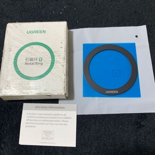 705t1524☆ UGREEN メタルリング MagSafe対応 リング ワイヤレス充電対応 iPhone15 14 13 12シリーズ対応 Galaxy スマホ対応 2個セット