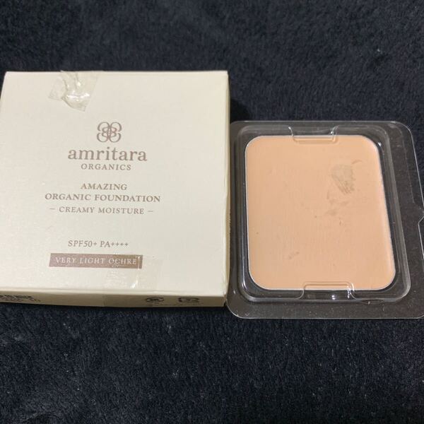 705t1528☆ アムリターラ(amritara) アメージングオーガニックファンデーション クリーミーモイスチャー レフィル M1ベリーライトオークル