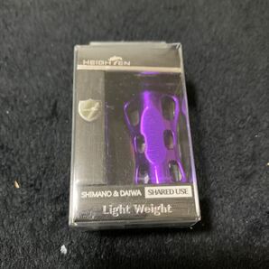 705t2613☆ HEIGHTEN 22mm リール ハンドル ノブ シマノ ダイワ 通用 (Shimano Type A) (Daiwa Type S)用 Wave Series (パープル