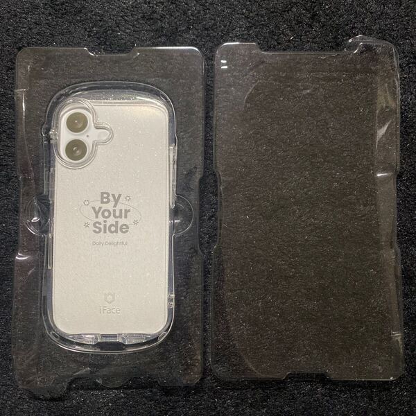705a2411☆ iFace Look in Clear iPhone 16 ケース(クリア/ラメ)