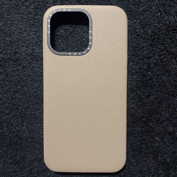 705a2421☆ CASETiFY MagSafe 対応 ペブルケース iPhone 13 Pro - グレージュ