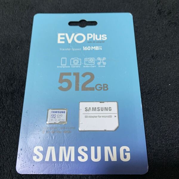 705t3015☆ Samsung EVO Plus microSDXC メモリーカード 512GB