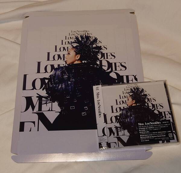 MISIA / LOVE NEVER DIES 帯付き 特製配送パック付 通常盤 CD 2025年5月28日発売 2100014399256