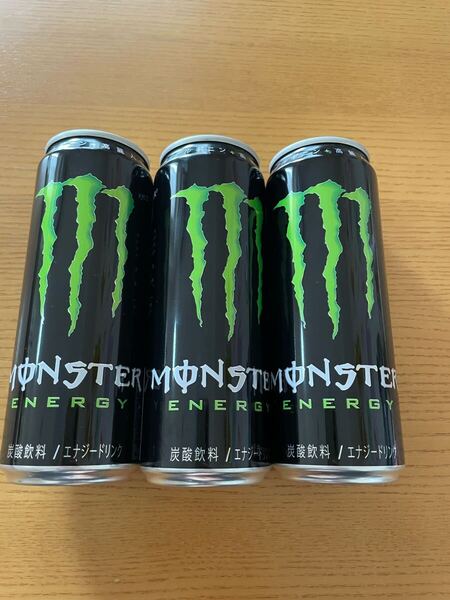 新品未開封!送料無料!MONSTER モンスターエナジー 355ml 3本 炭酸飲料 エナジードリンク