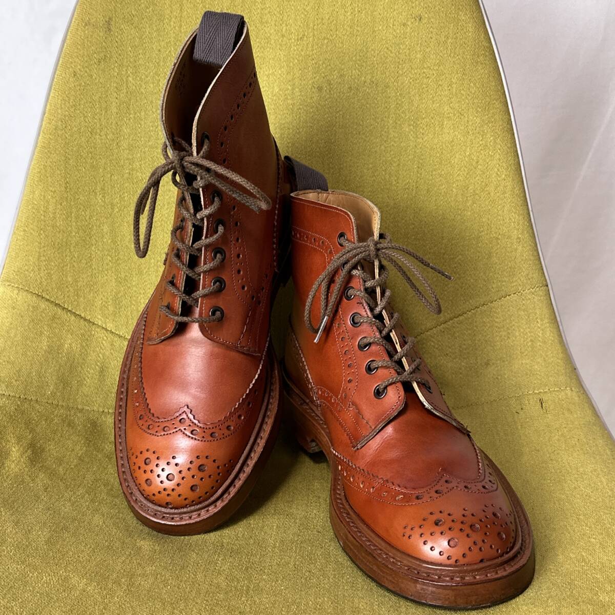 未使用品トリッカーズ　BOURTON レッド　26.5サイズ相当 Tricker's BOURTONのサイズで迷ったら読むべき記事│Bandessinee