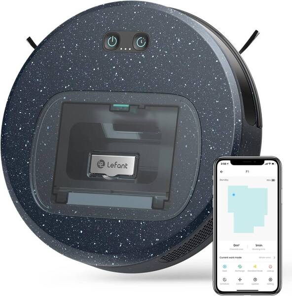 Lefant ロボット掃除機 4000Pa強力吸引「 お掃除ロボット スマートナビゲーション3.0・アプリ遠隔操作 【管理番号:A254】