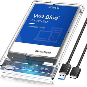 OY128 ORICO 2.5インチ HDD / SSD ケース USB3.0 ハードディスクケース UASP対応 5Gbps転送 6TB(9.5mm以下)