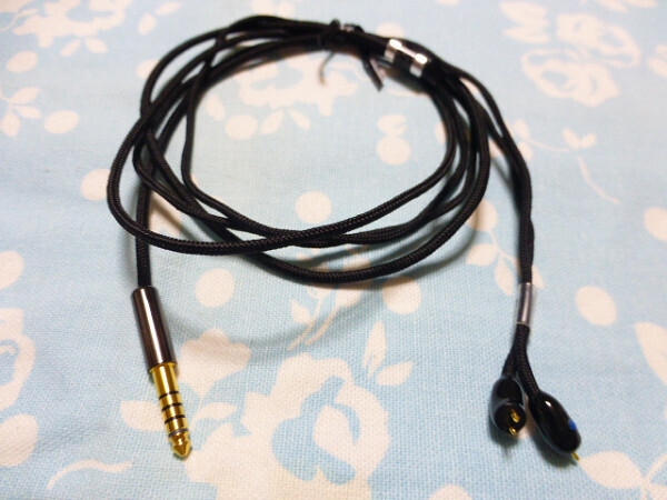 Etymotic Research ER-4S BELDEN 1804a 4.4mm5極 トープラ販売 超々スリム 120cm ( ER-4P 可 ) コンパクト仕上 エティモティックリサーチ