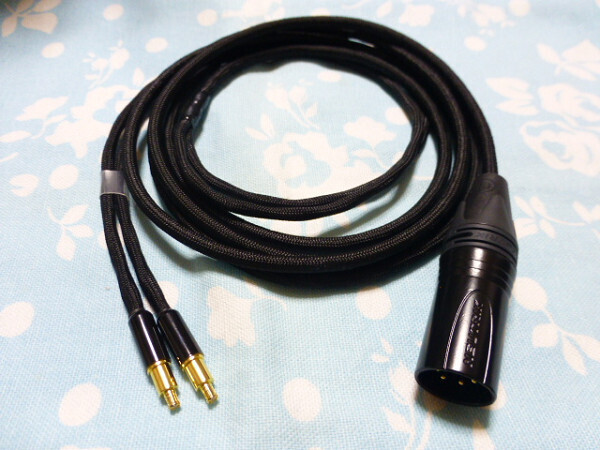 ATH ADX5000 ADX3000 MSR7b WP900 MOGAMI 2534 200cm 長め XLRコネクタ 4ピン カスタム可能 A2DC ESW750 ESW950 ESW990h ESW950S SR9