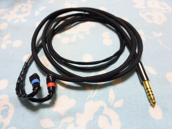 SENNHEISER IE8 IE80 IE80S Shure掛け MOGAMI 2944 4.4mm5極 トープラ販売 超々スリム ( MOGAMI 2799 可) ZX300 Fiio M17 ZEN DAC ZEN CAN