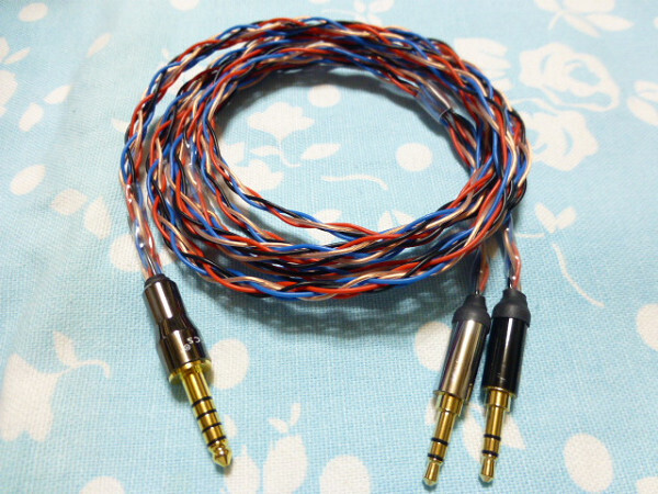 T1 2nd 3rd MDR-Z7 Z1R MOGAMI 2799 八芯 ブレイド編 4.4mm5極 4色 ( 2.5mm4極 3.5mm4極 3.5mm3極 対応可) JVC HA WM90-B HA-SW01