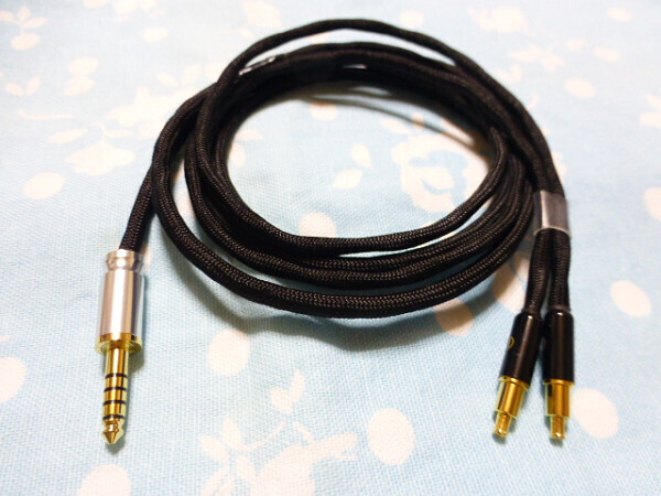 ATH ADX5000 ATH-WP900 MOGAMI 2534 130cm 4.4mm5極 高品質ver A2DC ( 2.5mm4極 3.5mm3極 カスタム可 ) SR9 MSR7b ESW750 ESW950 ESW990h